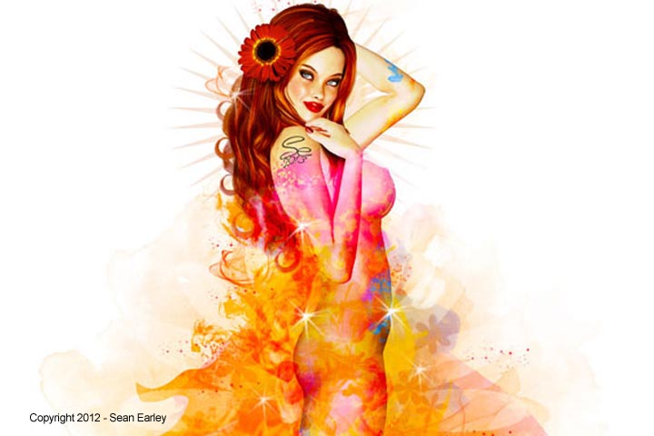 Burn Baby Burn Pin-Up 2013