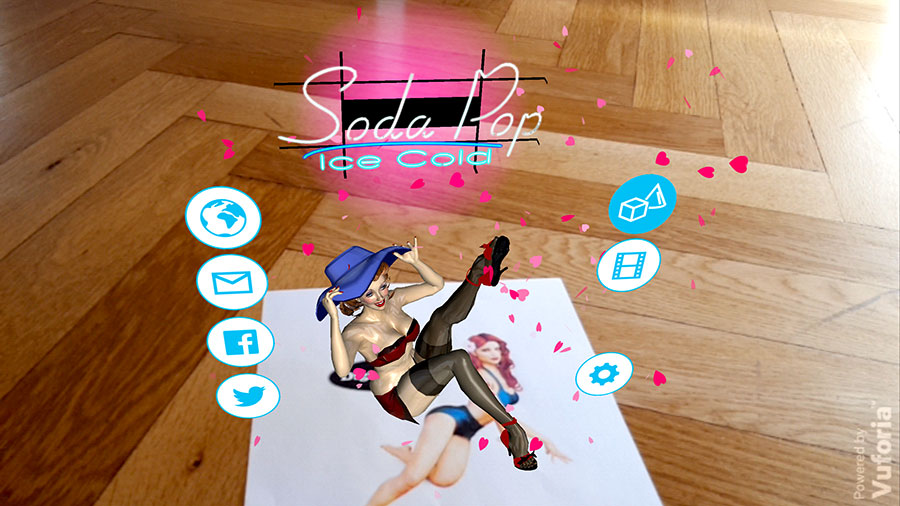 Augmented Reality Pin-Ups